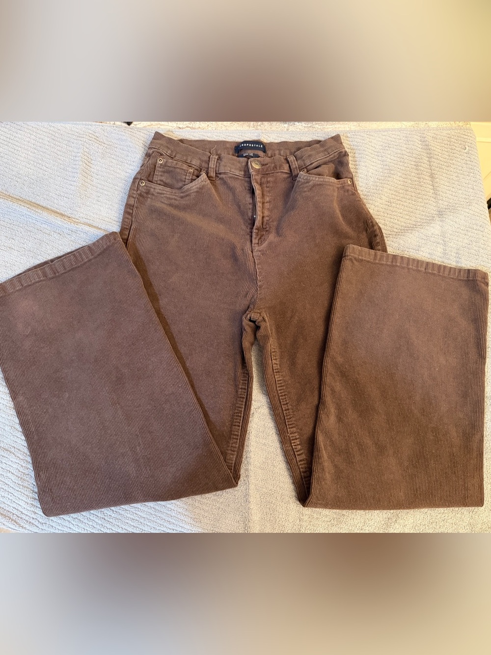 Aeropostale High-Rise Brown Corduroy Jeans